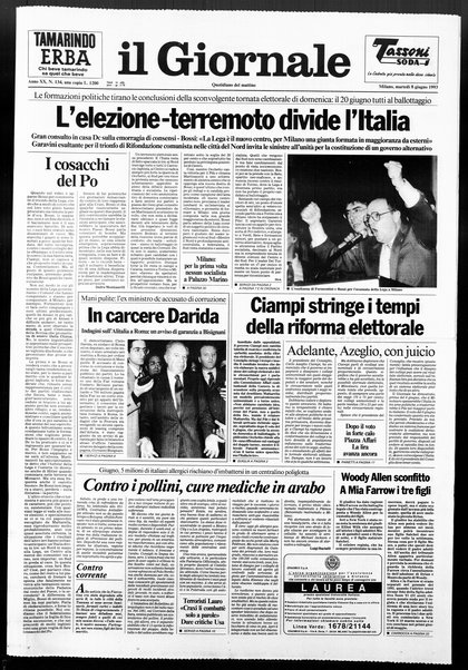 Il giornale : quotidiano del mattino